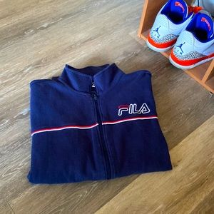 3/$50 • FILA | Navy Zip-Up Sweatshirt 💙